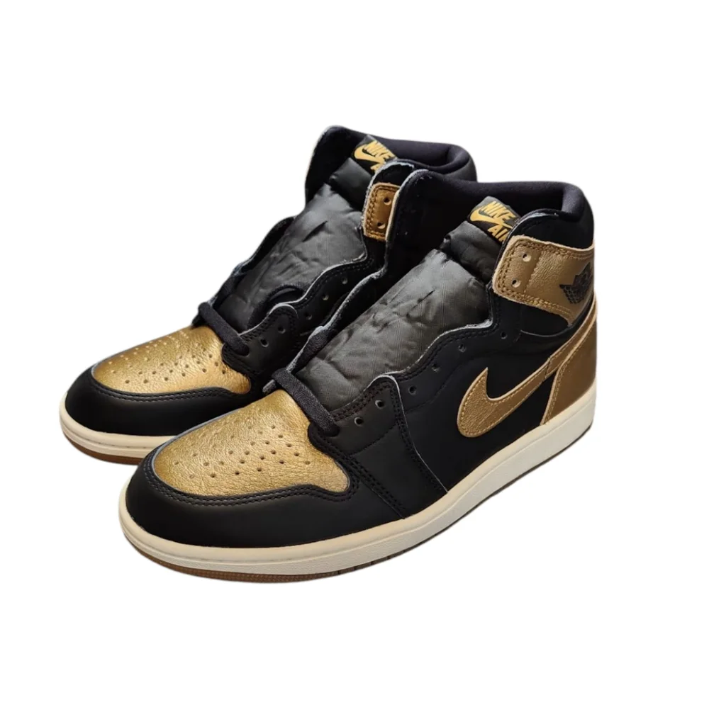 Mens Jordan‎ 1 High Metallic Gold